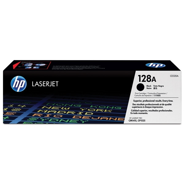 HP 128A (CE320A) svart toner (original) CE320A 054010 - 1