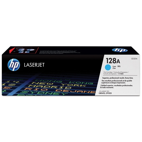 HP 128A (CE321A) cyan toner (original) CE321A 054012 - 1