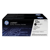 HP 12AD (Q2612AD) svart toner 2-pack (original) Q2612AD 054080