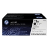 HP 12AD (Q2612AD) svart toner 2-pack (original) 054080 - 1