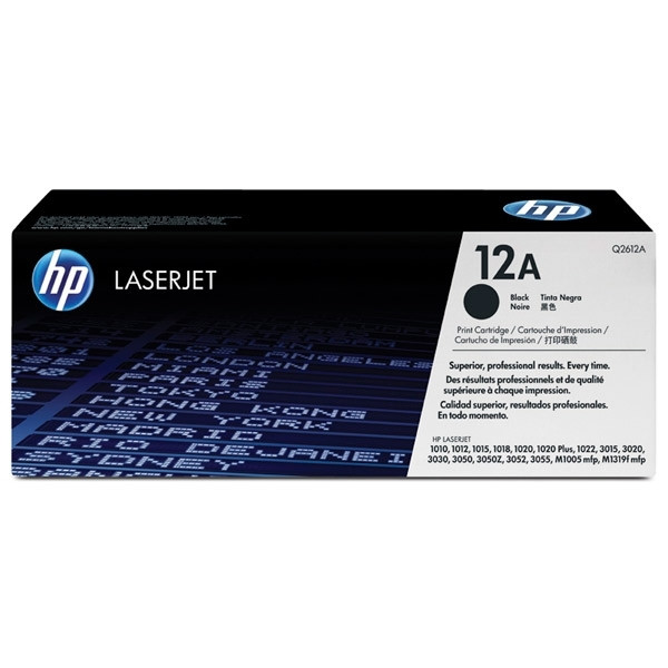 HP 12A (Q2612A) svart toner (original) Q2612A 039250 - 1