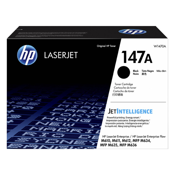 HP 147A (W1470A) svart toner (original) W1470A 093070 - 1