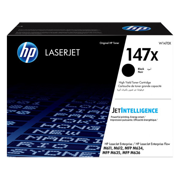 HP 147X (W1470X) svart toner hög kapacitet (original) W1470X 093072 - 1