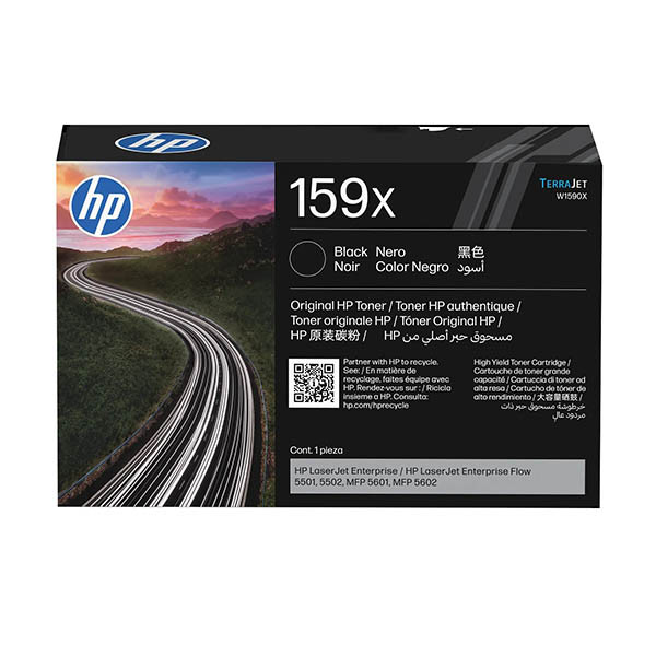 HP 159X (W1590X) svart toner hög kapacitet (original) 093536 - 1
