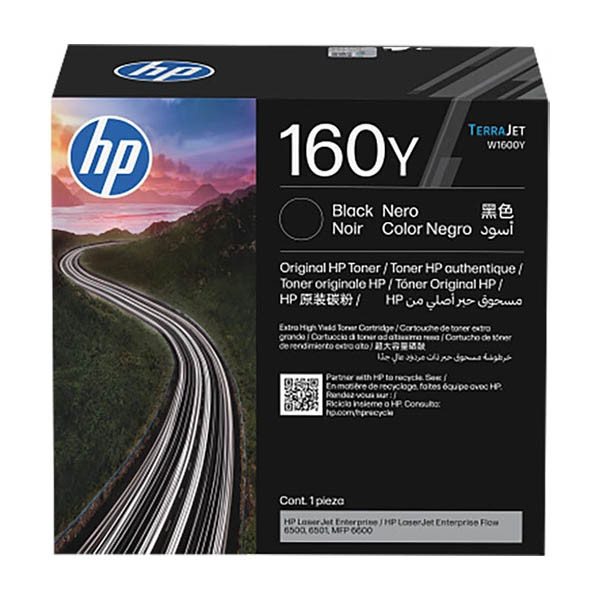 HP 160Y (W1600Y) svart toner extra hög kapacitet (original) 093548 - 1