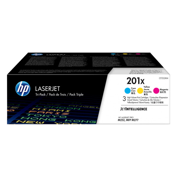 HP 201X (CF253XM) C/M/Y toner 3-pack (original) CF253XM 054267 - 1