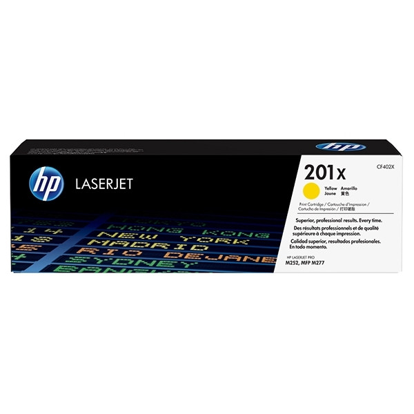 HP 201X (CF402X) gul toner hög kapacitet (original) CF402X 054864 - 1