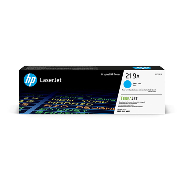 HP 219A (W2191A) cyan toner (original) W2191A 093336 - 1