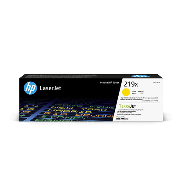 HP 219X (W2192X) gul toner hög kapacitet (original) W2192X 093348 - 1