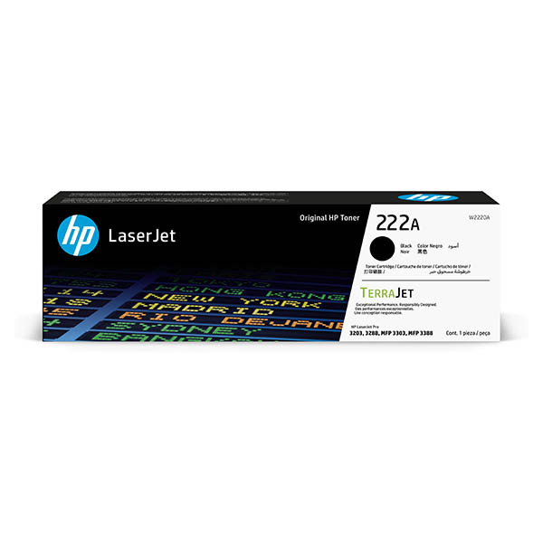 HP 222A (W2220A) svart toner (original) 093352 - 1
