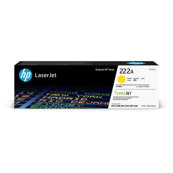 HP 222A (W2222A) gul toner (original) 093358 - 1
