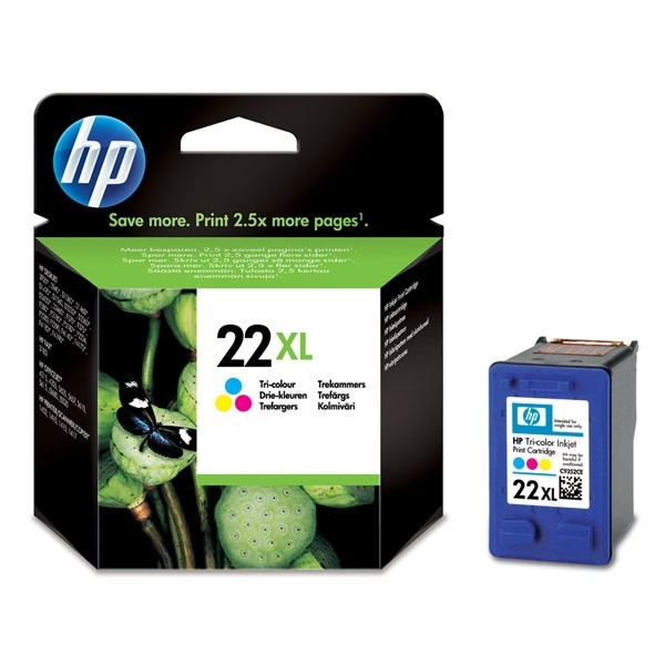 HP 22XL (C9352CE) bläckpatron färg hög kapacitet (original HP) C9352CE 044028 - 1