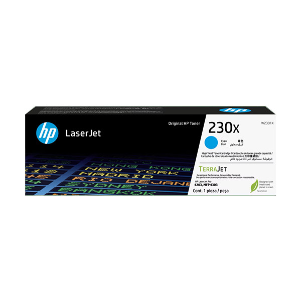 HP 230X (W2301X) cyan toner hög kapacitet (original) W2301X 133062 - 1