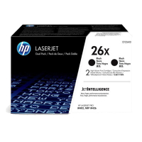 HP 26X (CF226XD) svart toner 2-pack (original) CF226XD 054270