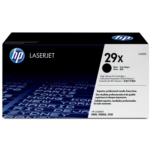 HP 29X (C4129X) svart toner (original) C4129X 032142 - 1