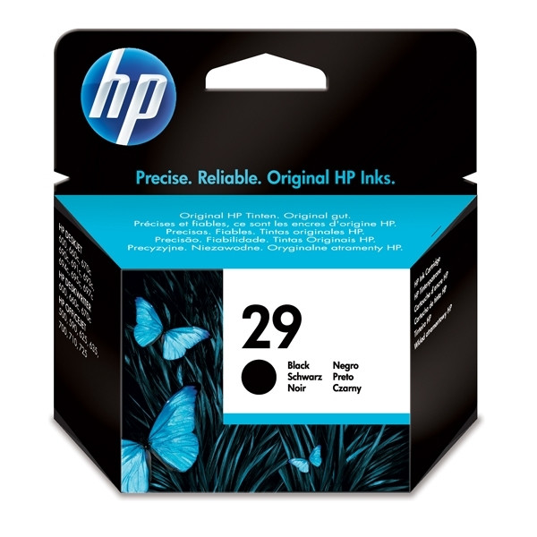 HP 29 (51629AE) svart bläckpatron (original) 51629AE 030030 - 1