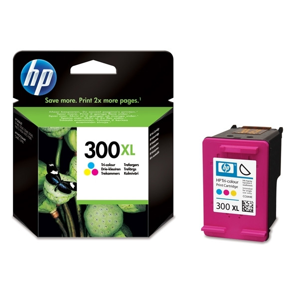 HP 300XL (CC644EE) färgbläckpatron hög kapacitet (original) CC644EE 031856 - 1