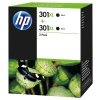 HP 301XL (D8J45AE) svart bläckpatron hög kapacitet 2-pack (original) 044336 - 1