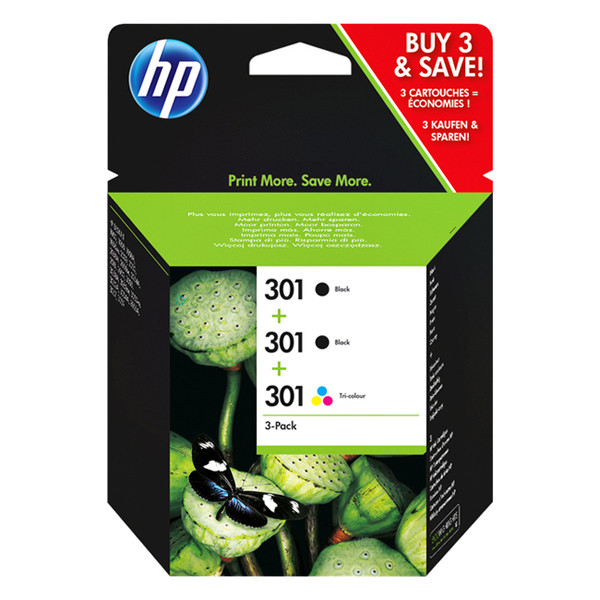 HP 301 (E5Y87EE) multipack BK/BK/CMY (original) 055290 - 1