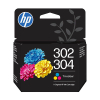 HP 302/304 (B7RT6AE) färgbläckpatron (original) 055628 - 1