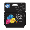 HP 302XL/304XL (B7RT8AE) färgbläckpatron hög kapacitet (original) 055634 - 1