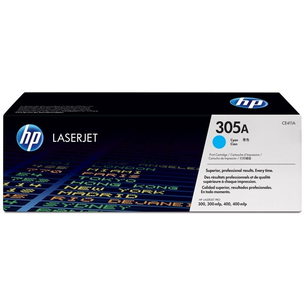 HP 305A (CE411A) cyan toner (original) CE411A 054060 - 1