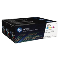 HP 305A (CF370AM) C/M/Y toner 3-pack (original) CF370AM 054766