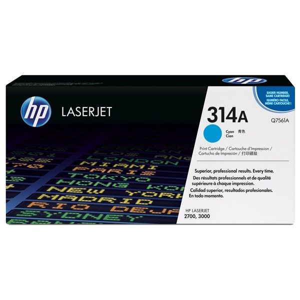 HP 314A (Q7561A) cyan toner (original) Q7561A 039565 - 1