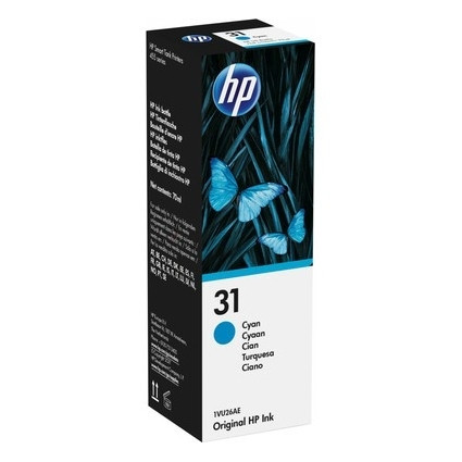 HP 31 (1VU26AE) cyan bläckrefill (original) 1VU26AE 055320 - 1