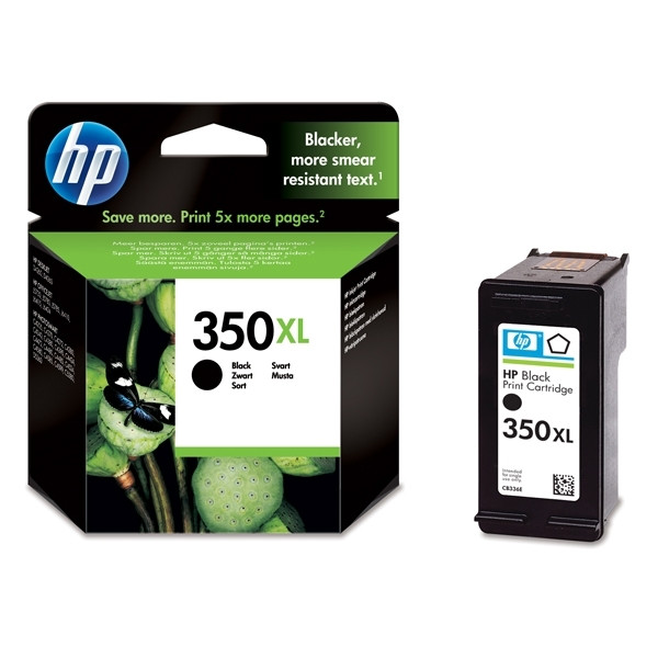 HP 350XL (CB336EE) svart bläckpatron hög kapacitet (original) CB336EE 030860 - 1
