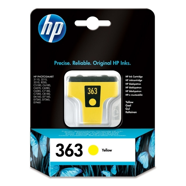 HP 363 (C8773EE) gul bläckpatron (original) C8773EE 031785 - 1