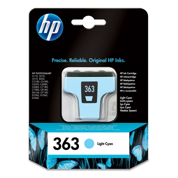 HP 363 (C8774EE) ljus cyan bläckpatron (original) C8774EE 031790 - 1