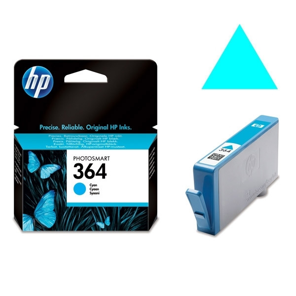 HP 364 (CB318EE) cyan bläckpatron (original) CB318EE 031872 - 1