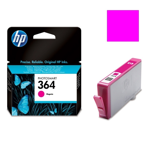 HP 364 (CB319EE) magenta bläckpatron (original) CB319EE 031876 - 1