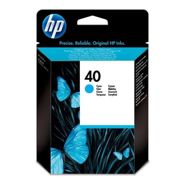 HP 40 (51640CE) cyan bläckpatron (original) 51640CE 030060 - 1