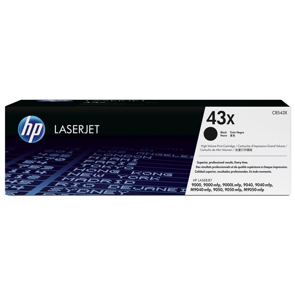 HP 43X (C8543X) svart toner hög kapacitet (original) C8543X 033030 - 1