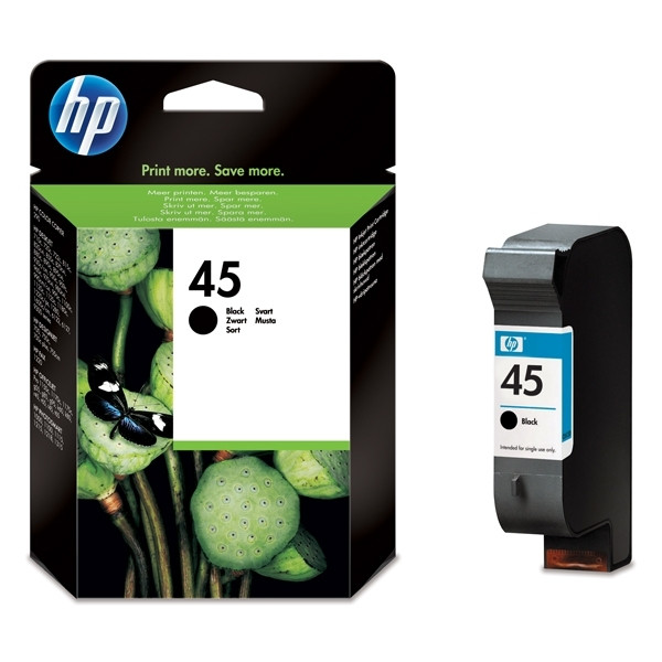 HP 45 (51645AE) svart bläckpatron (original) 51645AE 030130 - 1