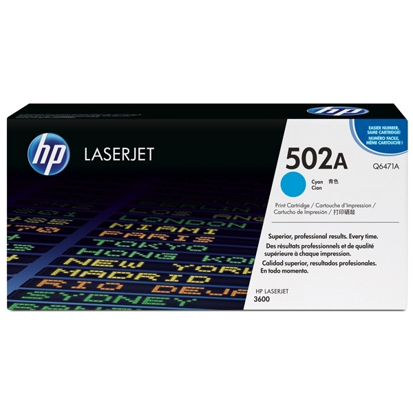 HP 502A (Q6471A) cyan toner (original) Q6471A 039585 - 1