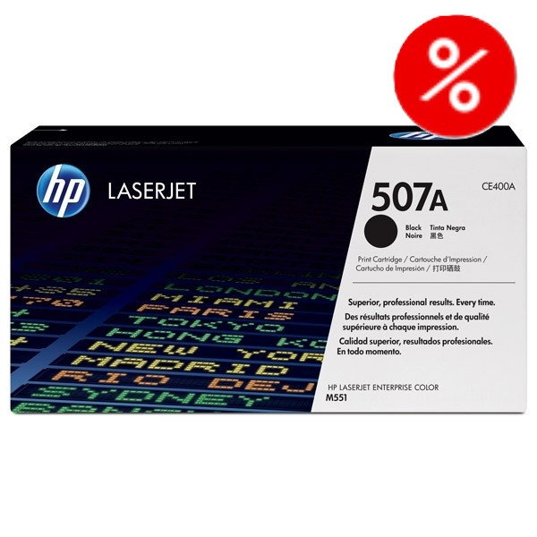 HP 507A (CE400A) svart toner (original)⭐ 502218 - 1