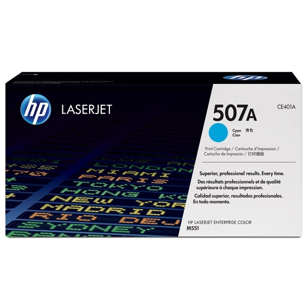 HP 507A (CE401A) cyan toner (original) CE401A 054042 - 1