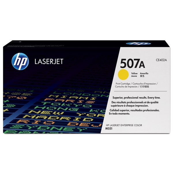 HP 507A (CE402A) gul toner (original) CE402A 054044 - 1