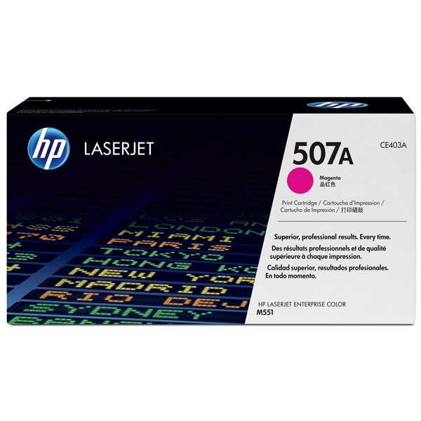 HP 507A (CE403A) magenta toner (original) CE403A 054046 - 1