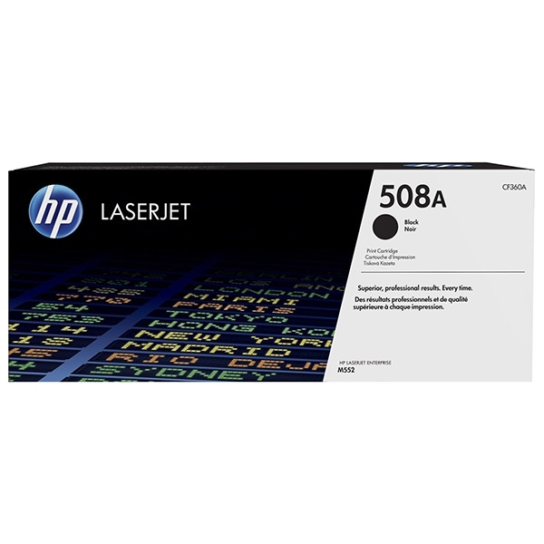 HP 508A (CF360A) svart toner (original) CF360A 054838 - 1