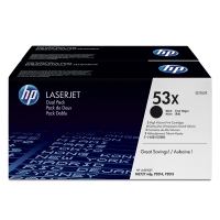 HP 53XD (Q7553XD) svart toner 2-pack (original) Q7553XD 054078