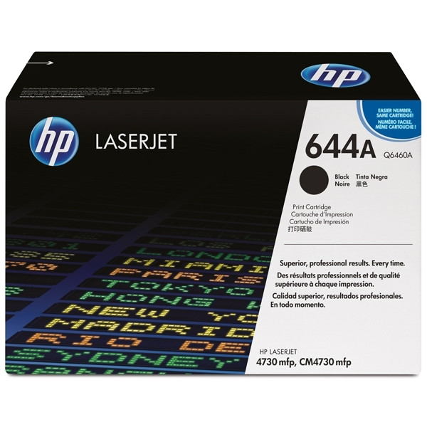 HP 644A (Q6460A) svart toner (original) Q6460A 039635 - 1