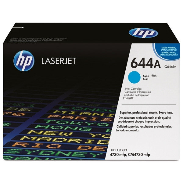 HP 644A (Q6461A) cyan toner (original) Q6461A 039640 - 1