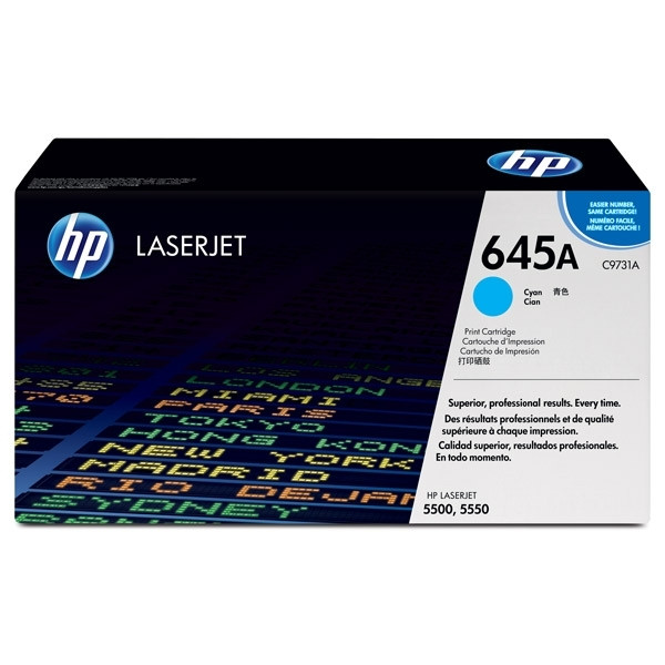 HP 645A (C9731A) cyan toner (original) C9731A 039220 - 1