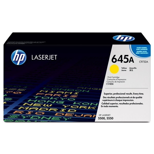 HP 645A (C9732A) gul toner (original) C9732A 039230 - 1