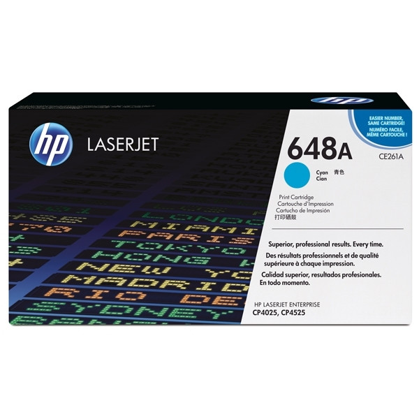 HP 648A (CE261A) cyan toner (original) CE261A 039896 - 1