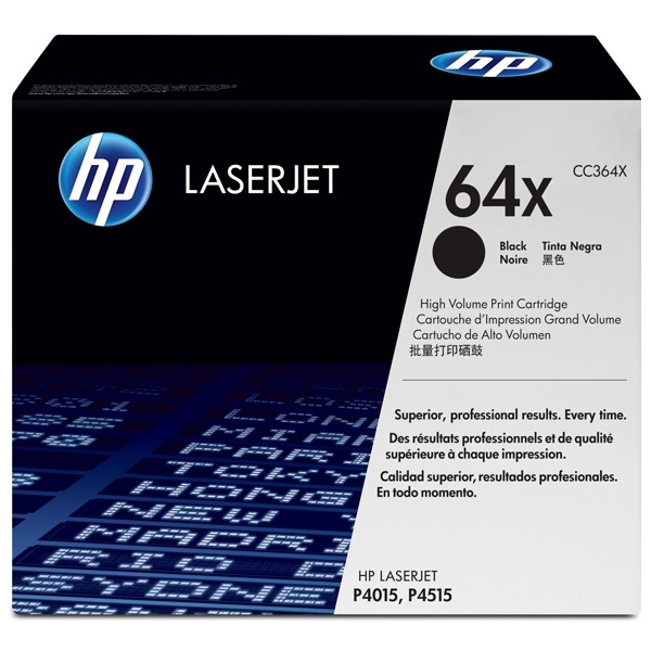 HP 64X (CC364X) svart toner hög kapacitet (original) CC364X 039814 - 1